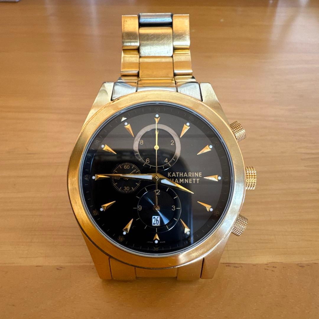 KATHARINE HAMNETT Gold-Colored Wristwatch