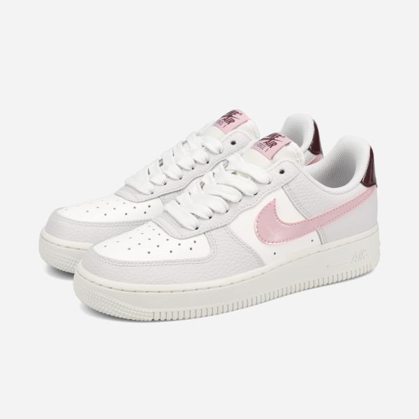 NIKE WMNS AIR FORCE 1 '07 ナイキ ウィメンズ エア フォース 1 '07 レディース SUMMIT WHITE/PLUM CHALK/VAST GREY/BURGUNDY CRUSH ホワイト IM6024-121
