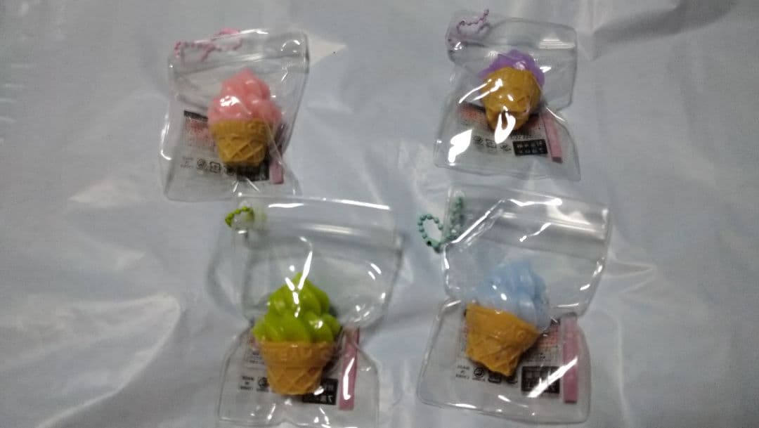 Ice Cream Miniature Squeeze Set of 4