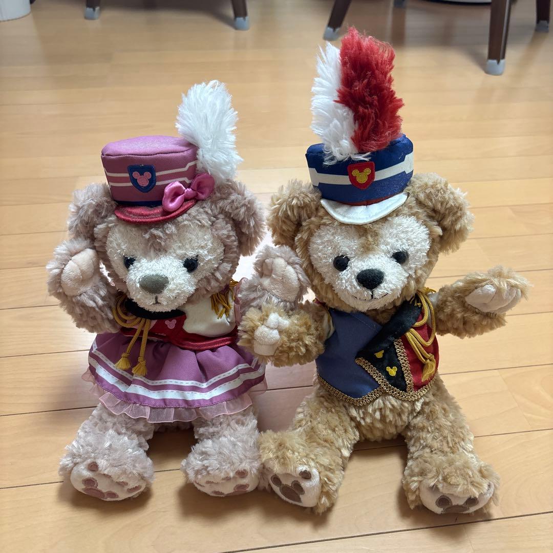 迪士尼度假区35周年 达菲&雪莉玫 毛绒玩具套装