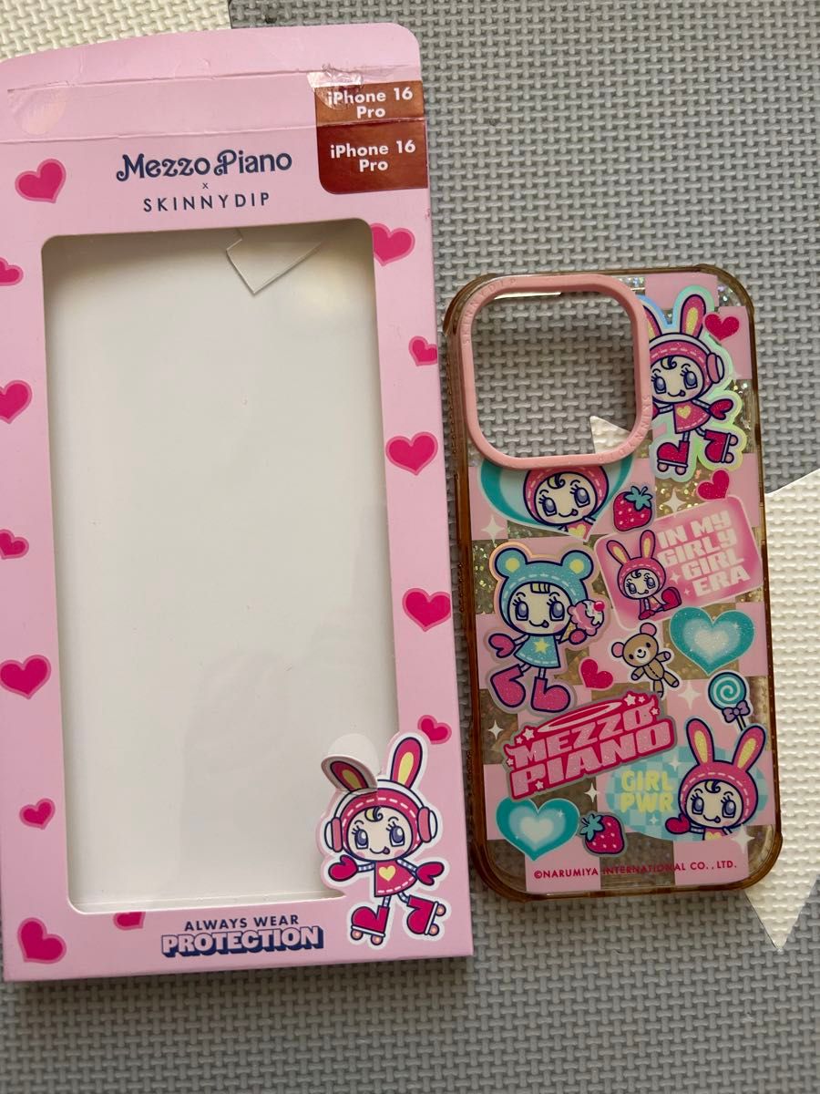 Mezzo Piano x SKINNYDIP iPhone 16 Pro外壳粉红色
