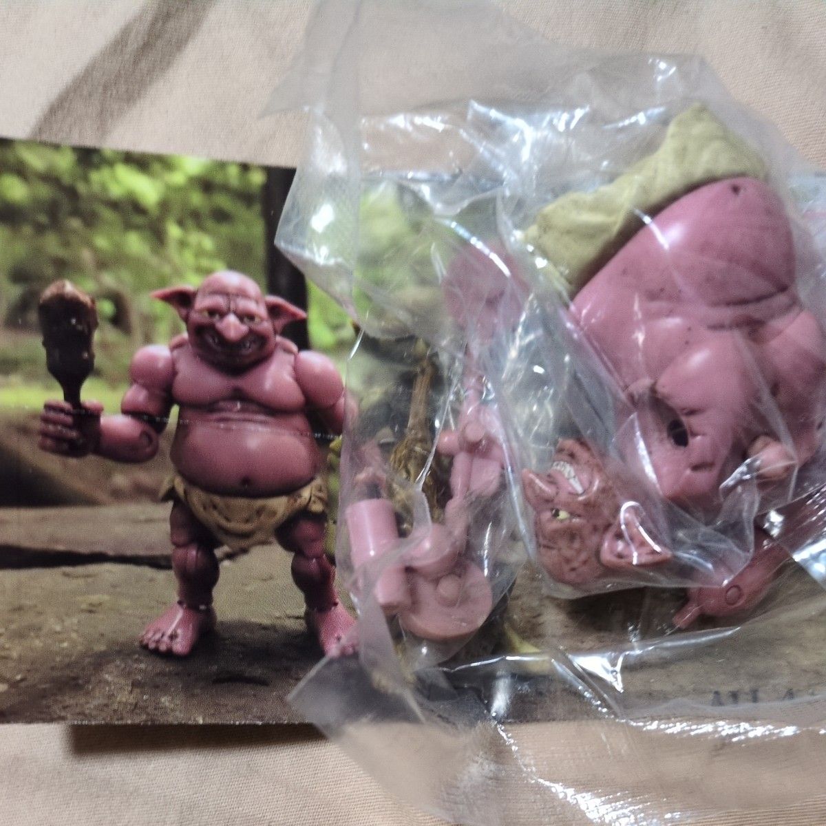 ゴブリン フィギュア こん棒 ガチャ リンクトラベラーズ ガシャポンクエスト