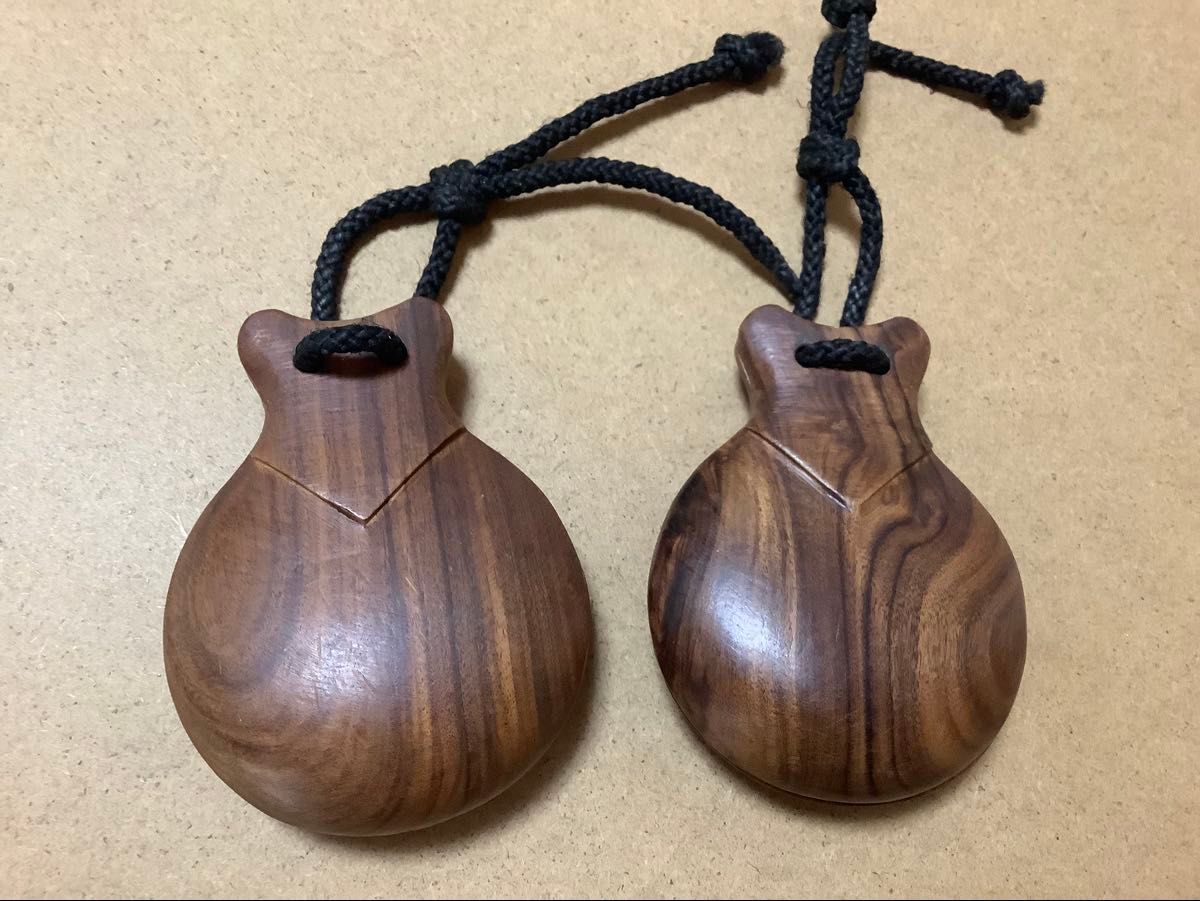 Flamenco Wooden Castanets, Parajos, Set of 2