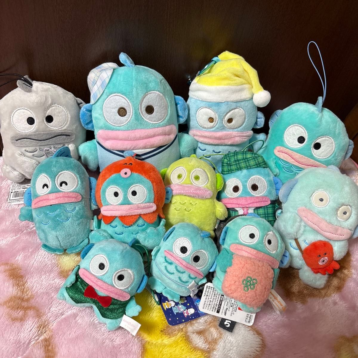 Sanrio Hangyodon Plush Mascot 12-Piece Set