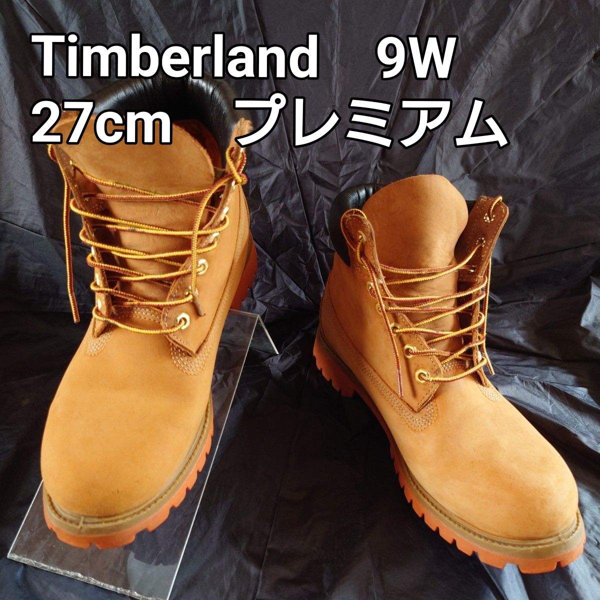 Timberland 9W 27cm 6英寸高级靴子黄色靴子彩色鞋底