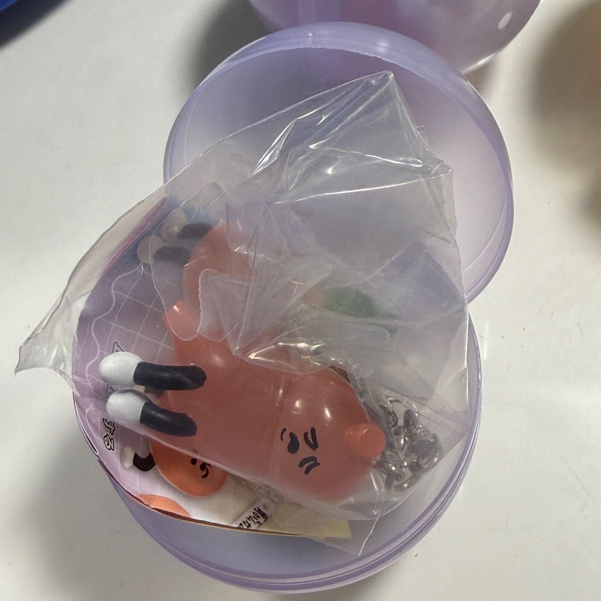 yukke的胃小雕像吉祥物 胃弱款 钥匙扣 扭蛋 慵懒造型 扭蛋玩具