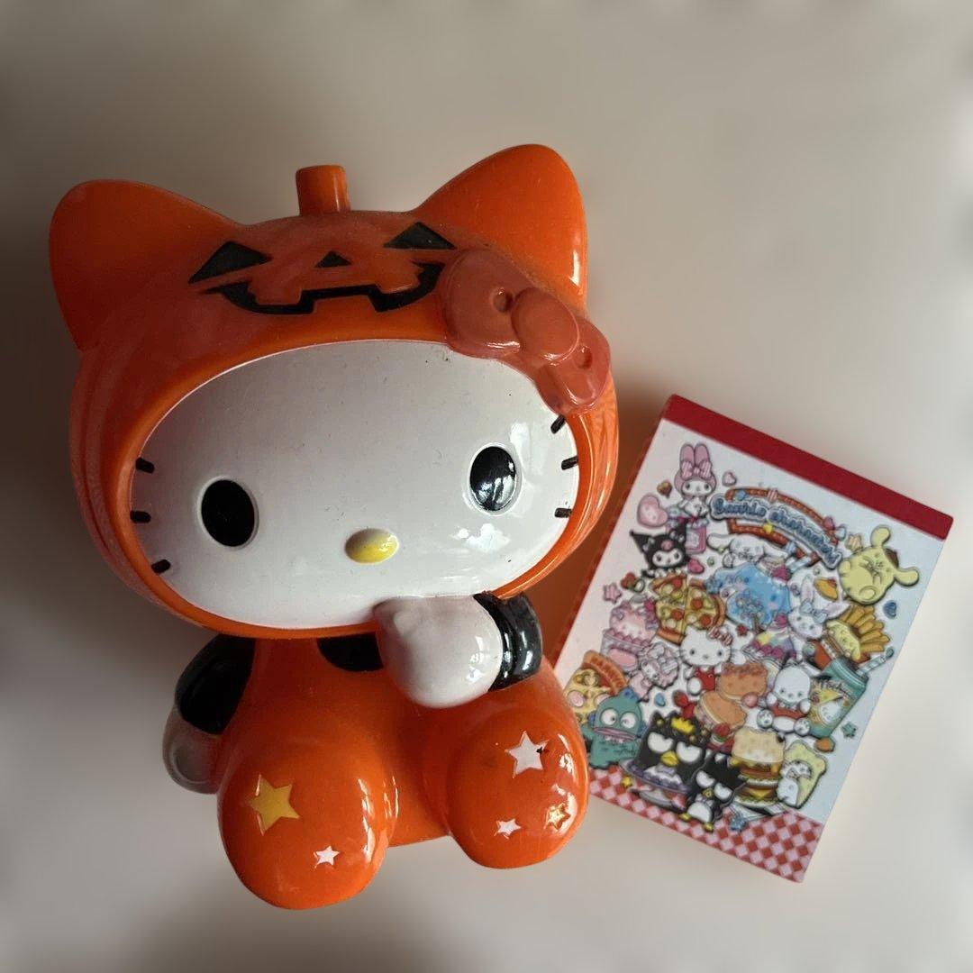 Sanrio Hello Kitty Halloween Figure Memo Pad Set