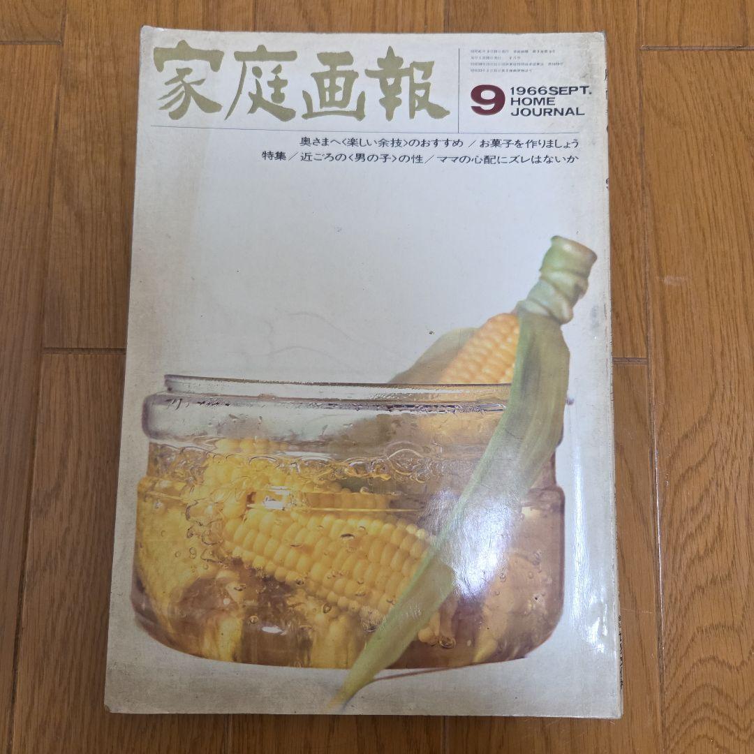 当时物vintage杂志家庭画报1966年9月号昭和41年昭和复古