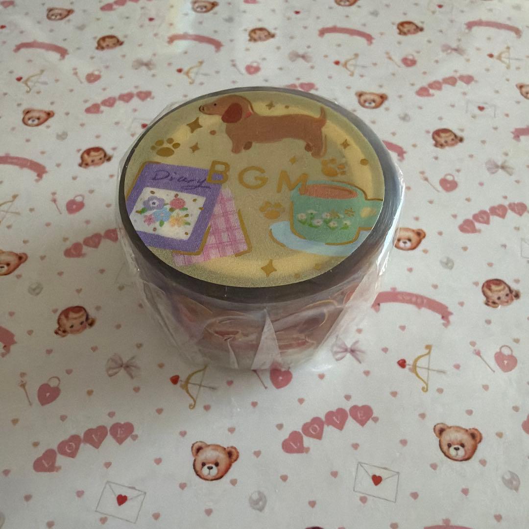 背景音乐 透明胶带 烫金 小日子 遮蔽胶带