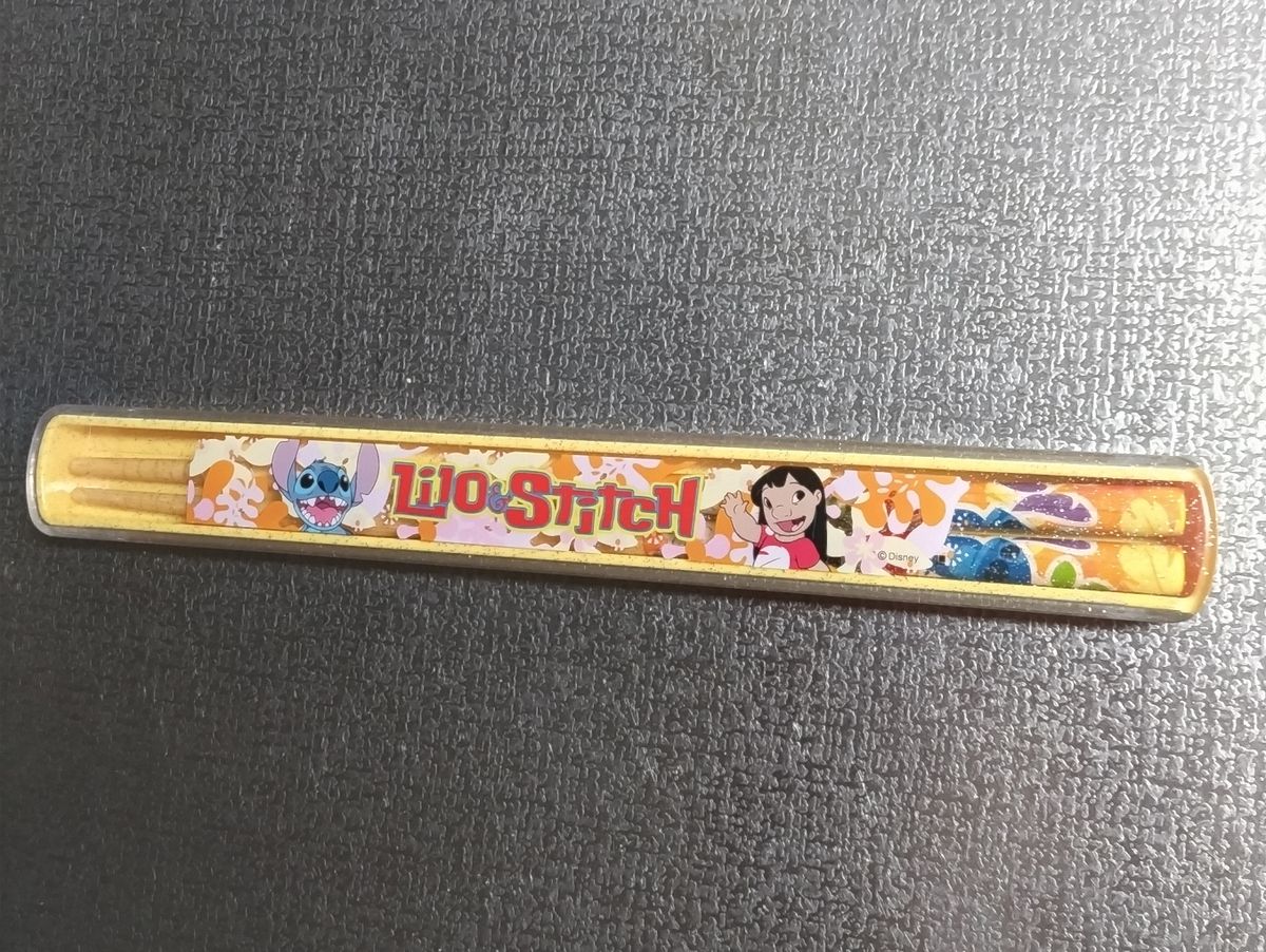 利罗 & 史迪奇筷子 · 筷子盒套装滑动式便当用餐具
