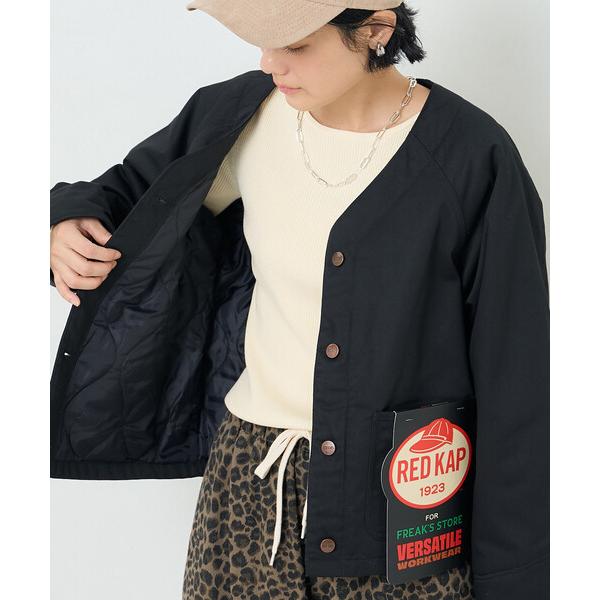夹克 无领夹克 RED KAP × FREAK'S STORE/红帽 特别定制中棉无领夹克 女款