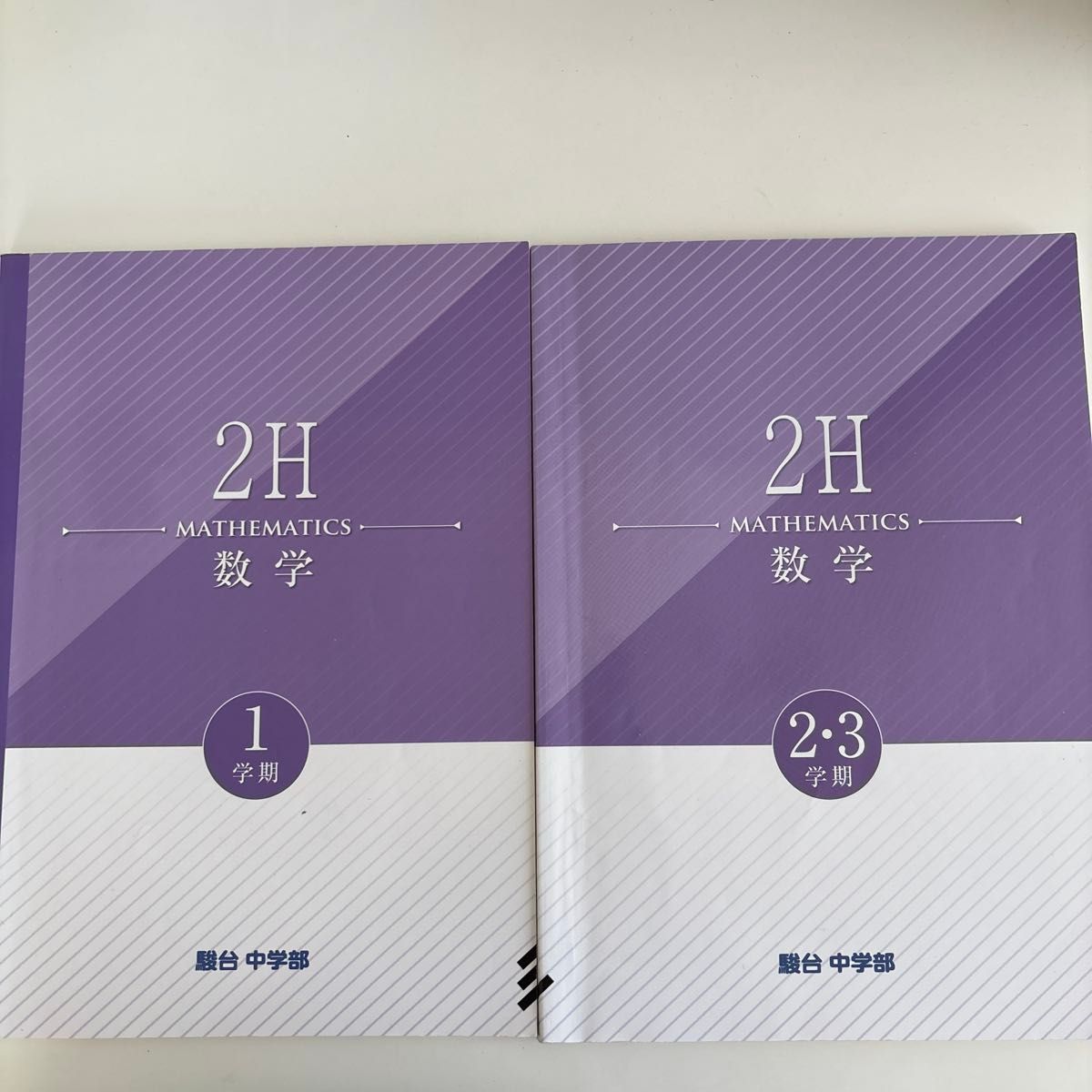 骏台 中学部 数学 2H 第一学期 2·3学期 2册套装