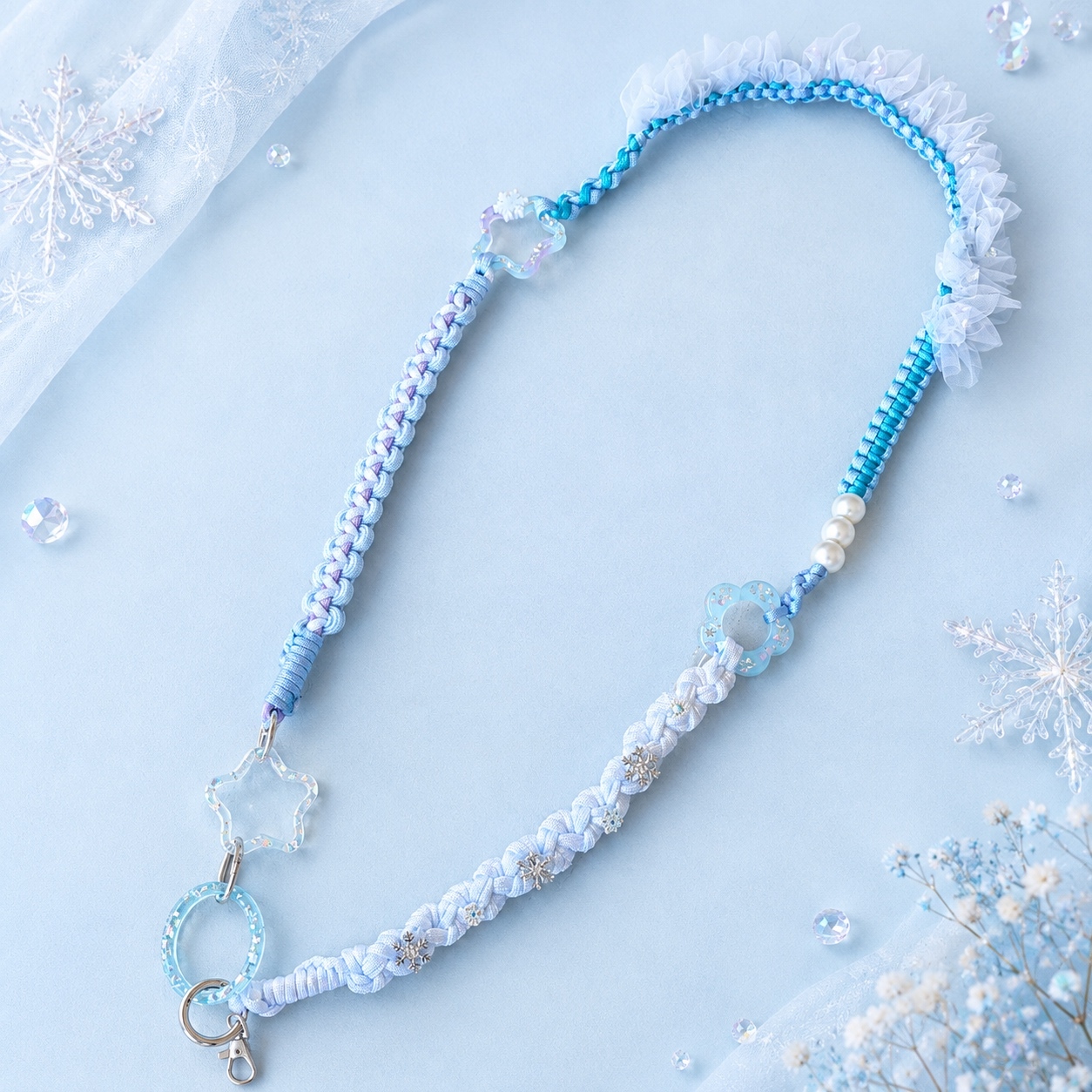 冰蓝 × 雪的结晶的公主帕拉码智能手机肩带