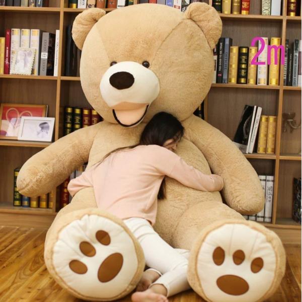 毛绒玩具 特大 熊 泰迪熊 美国CostCo 巨型 熊 毛绒玩具 熊 缝制包裹 160厘米