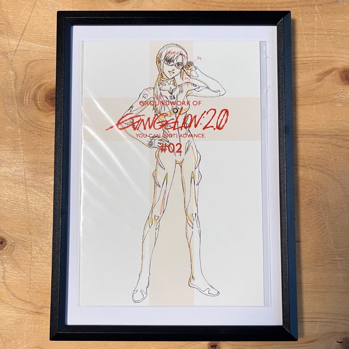 新世纪福音战士新剧场版:破 动画原画集 玛丽 明信片 可选黑白装裱