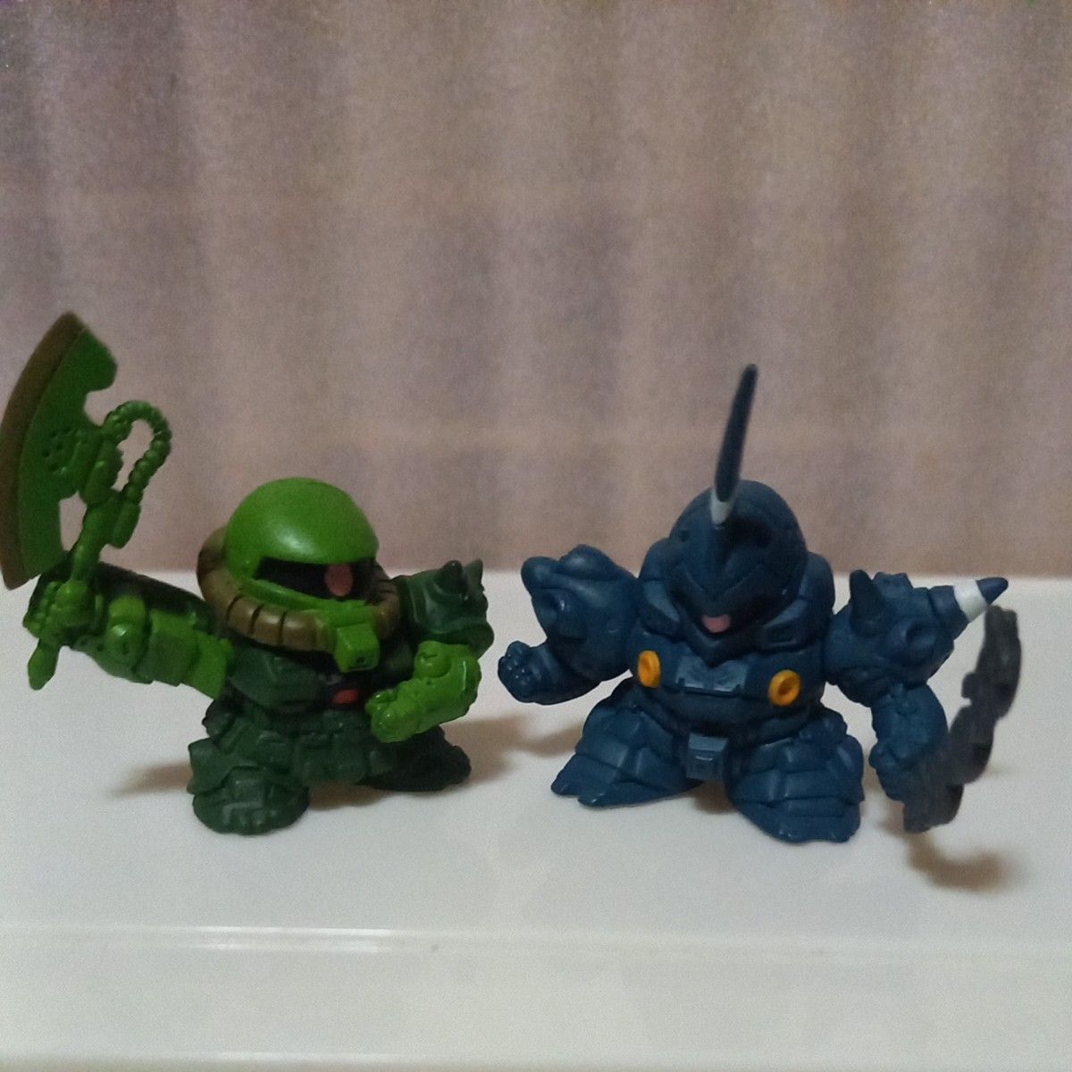 SD Gundam Full Color Stage 2-Piece Set Zaku II Modified & Kempfer