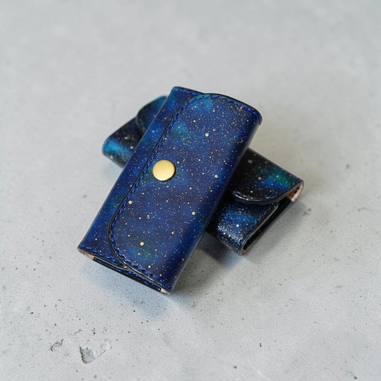 《星之银河系列》星之凯拉飞舞的银河钥匙箱皮革小物银河钥匙箱幻想的钥匙箱天体钥匙箱钥匙箱银河星宇宙