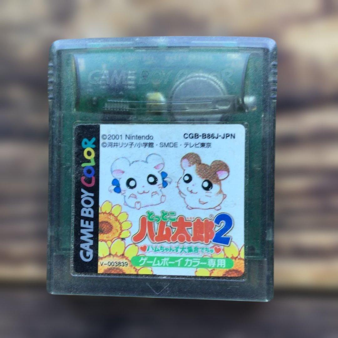 Tottoko Hamutaro 2: Hamchan-zu Taishuu de Chu Game Boy Color Software (No Outer Box)