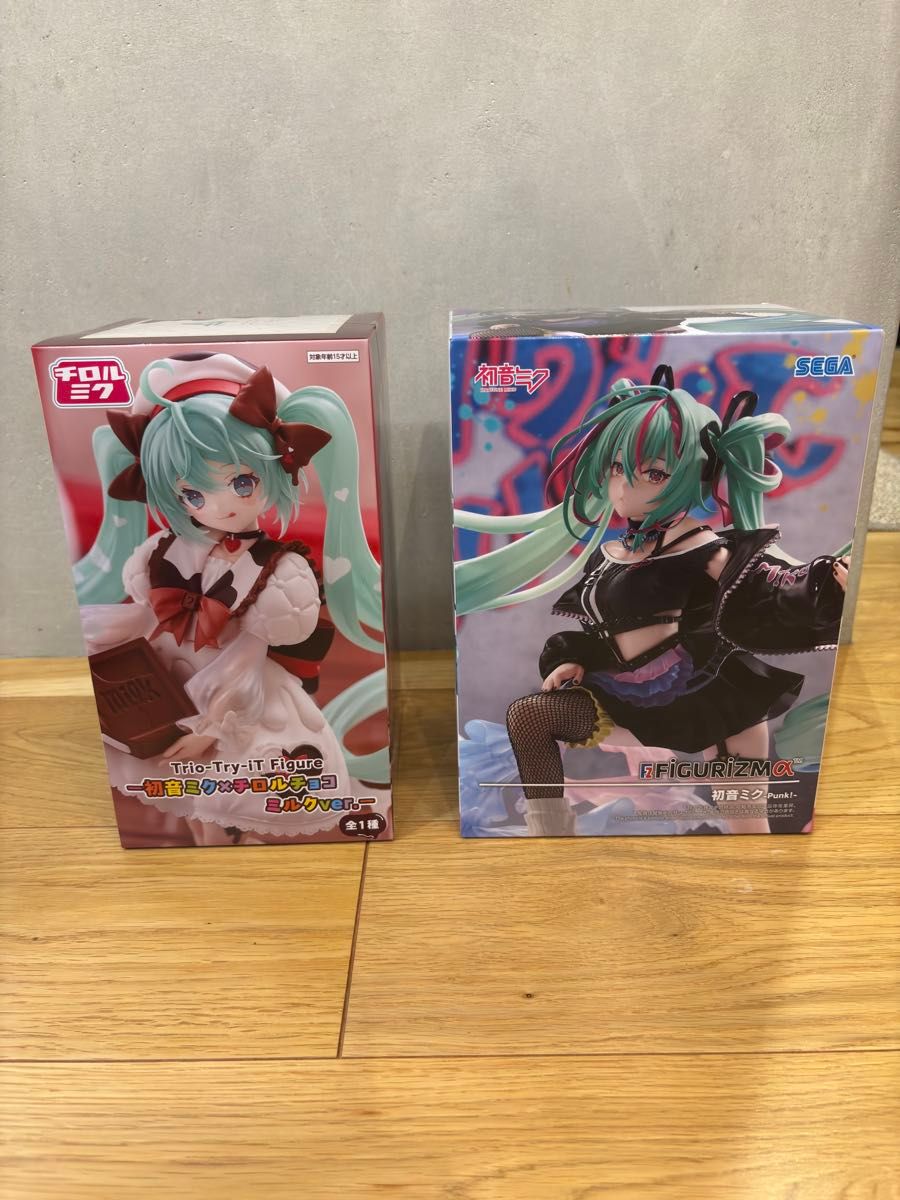 初音未来 手办 两件套 Trio-Try-iT 蒂罗尔巧克力 牛奶版 & FIGURIZMα 潘克