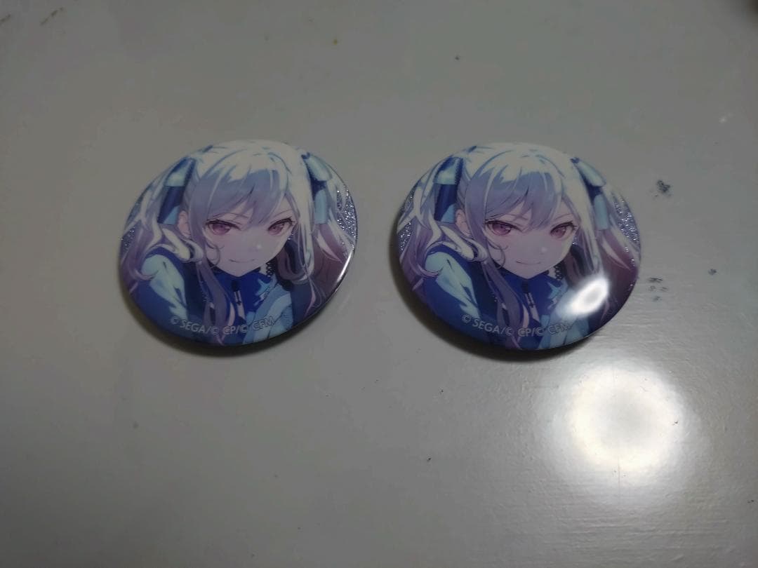 Saki Tenma, World Link, Glitter Can Badge, Glitter Can