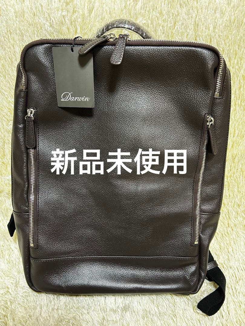 【新品未使用】ace. Darwin 本革製 ビジネスリュック PC 収納可