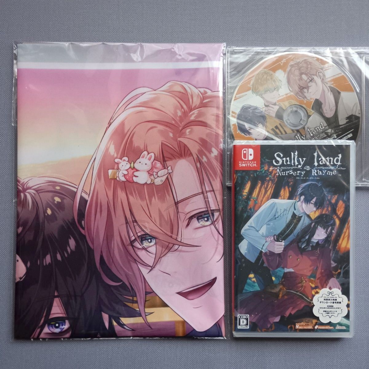 Switch Sully land Nursery Rhyme 通常版 特典多功能布·CD附赠 Animate ebten