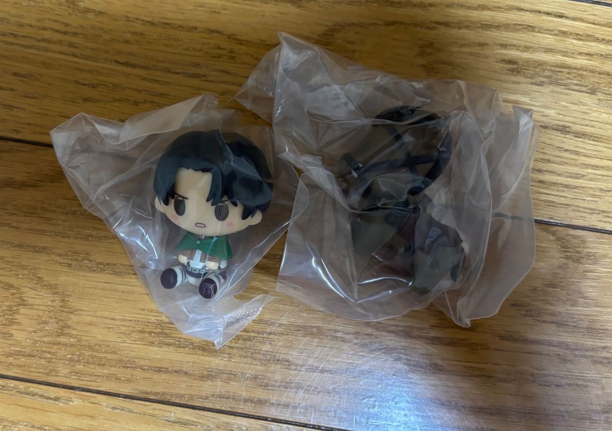 Ichiban Kuji Attack on Titan ~Sacrifice Your Hearts~ Prize H Chokonoko Figure Levi Horse
