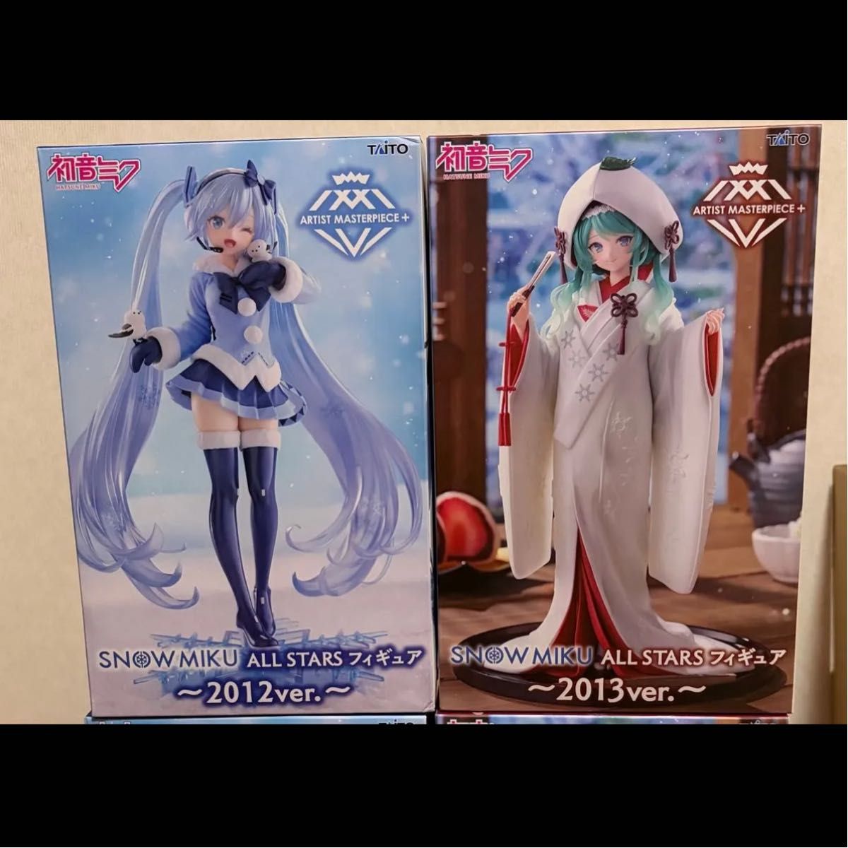 初音未来 AMP + 雪未来 2012ver . 2013ver . 2种套装 手办
