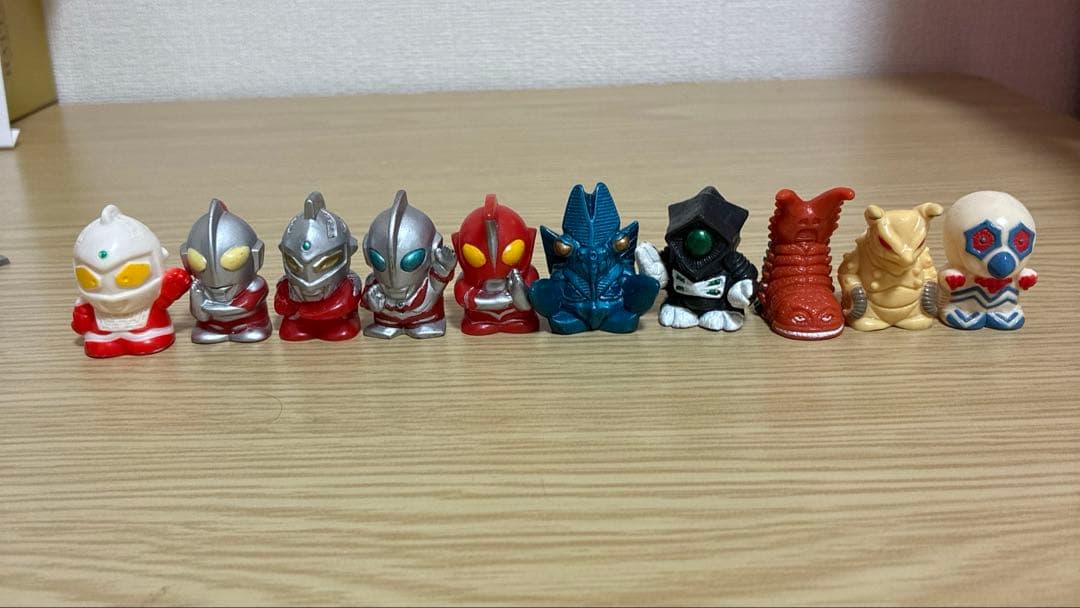 Ultraman Finger Figures - Set of 10