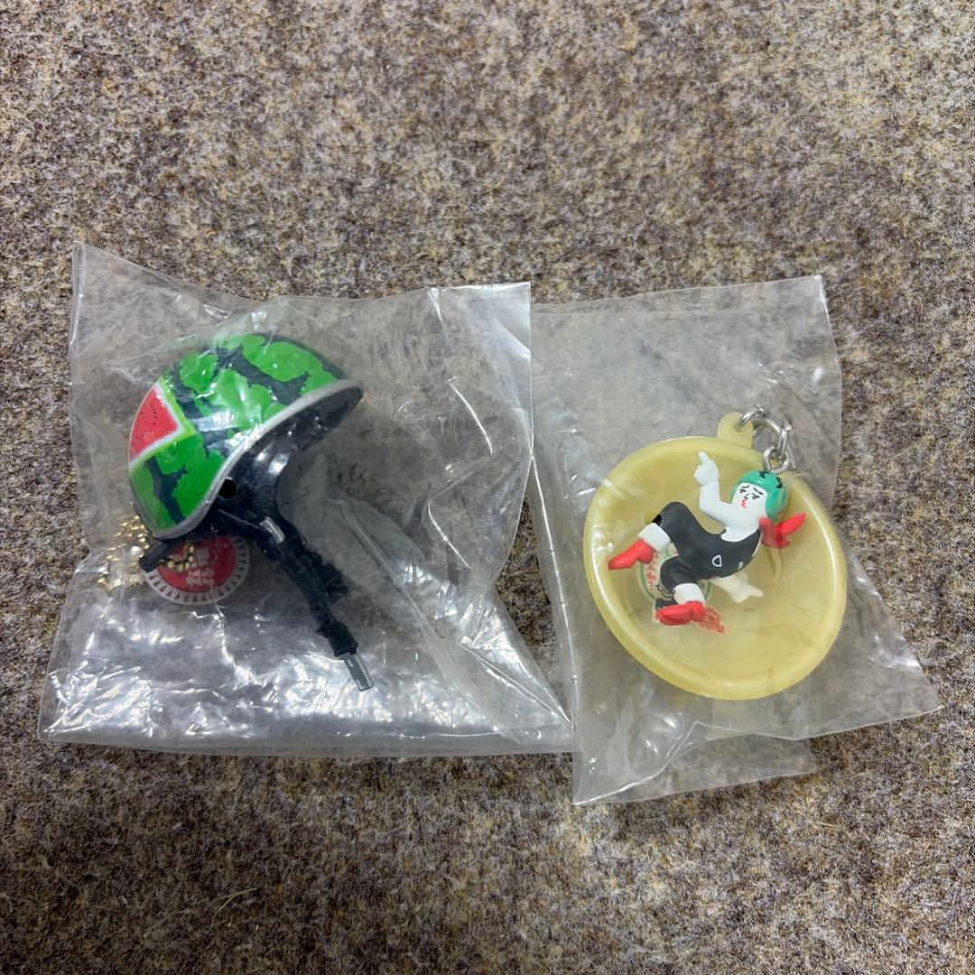 Watermelon Helmet Gachapon Miniature Figure 2-Piece Set