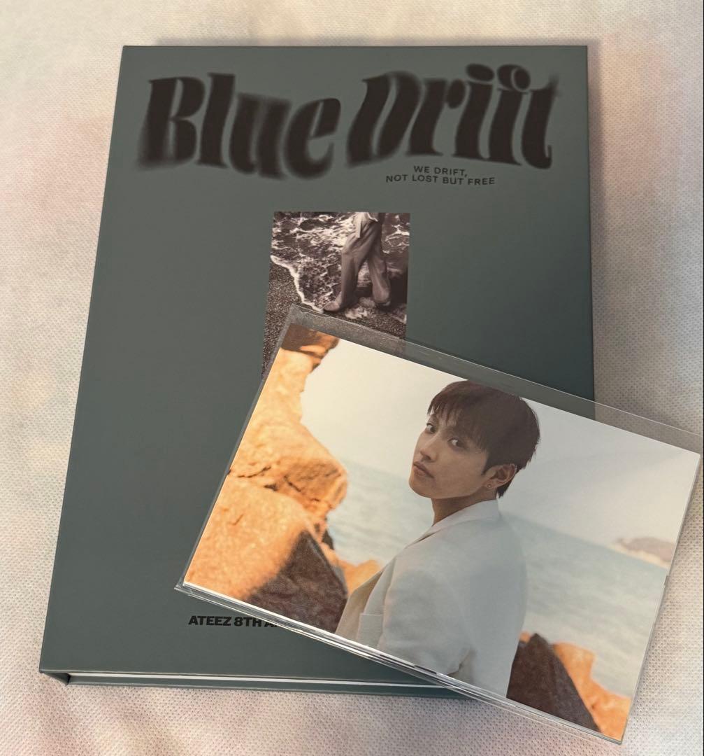 ATEEZ明信片相册8周年BLUEDRIFT