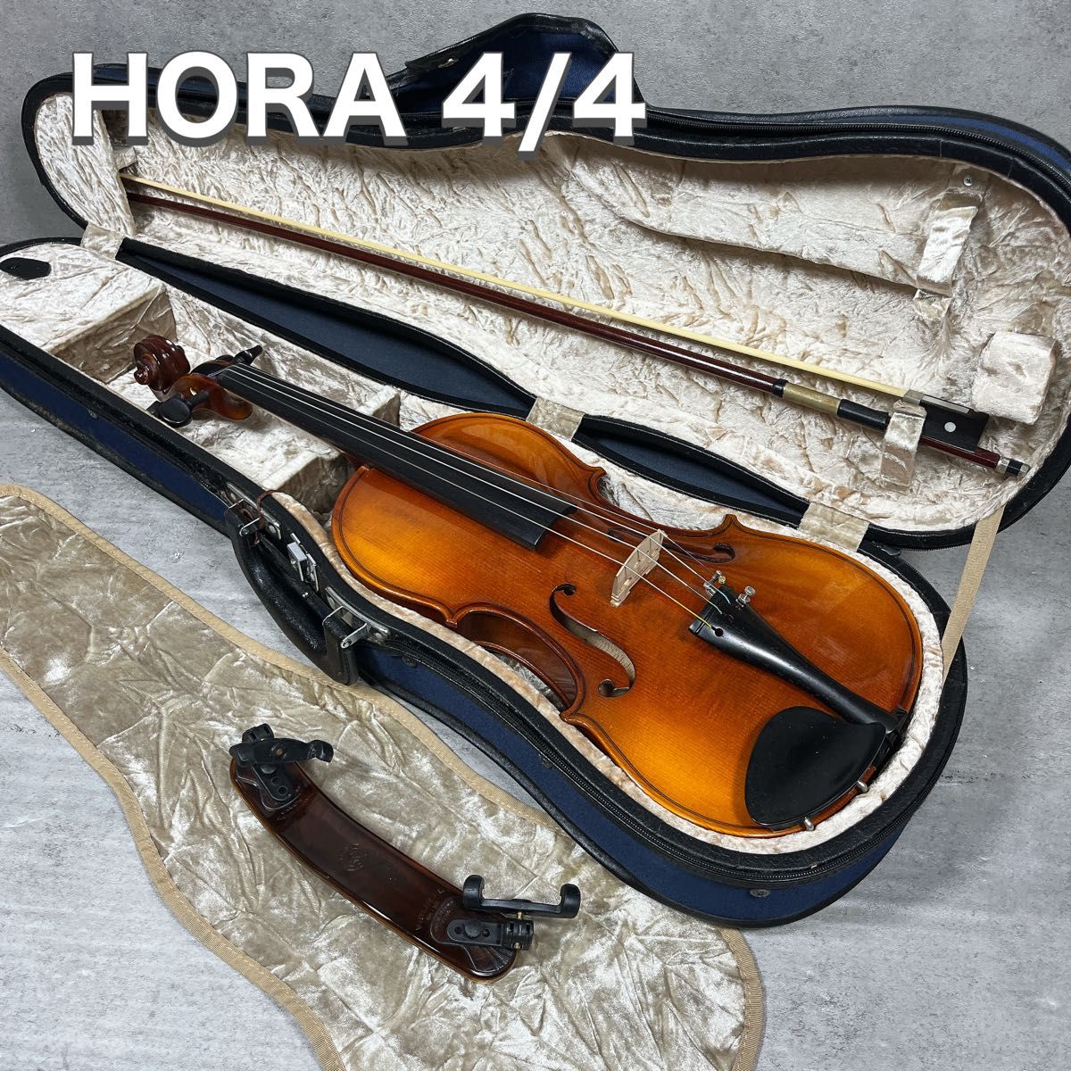 HORA バイオリン 4/4 弦楽器 Reghin Romania ルーマニア 肩当て ケース