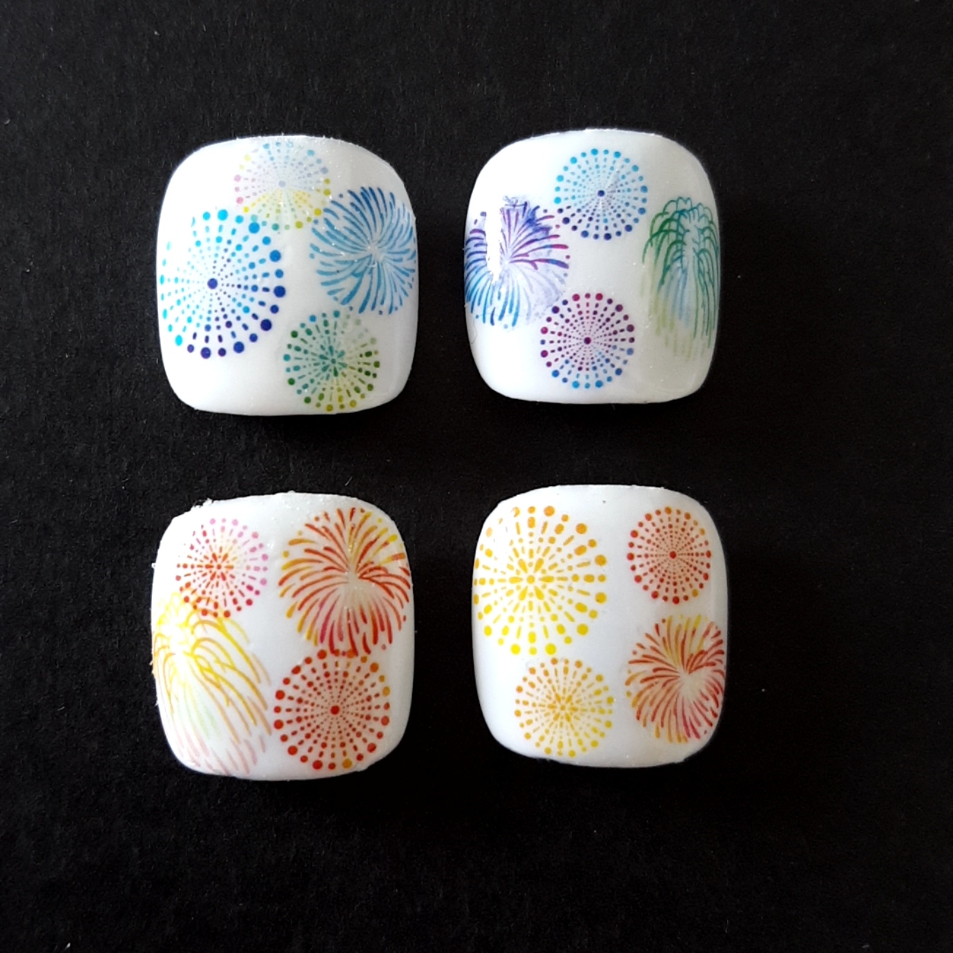 Foot Thumb Fireworks Nail