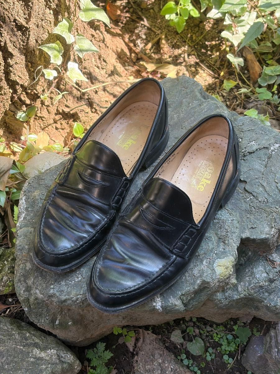 Loake 罗克 乐福鞋 黑色 皮鞋