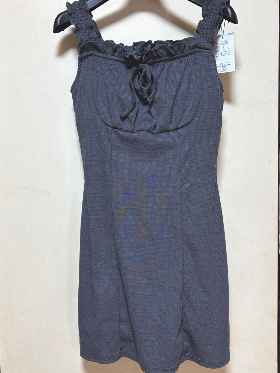 【新品 · 带标签】cami one pice charcal灰色