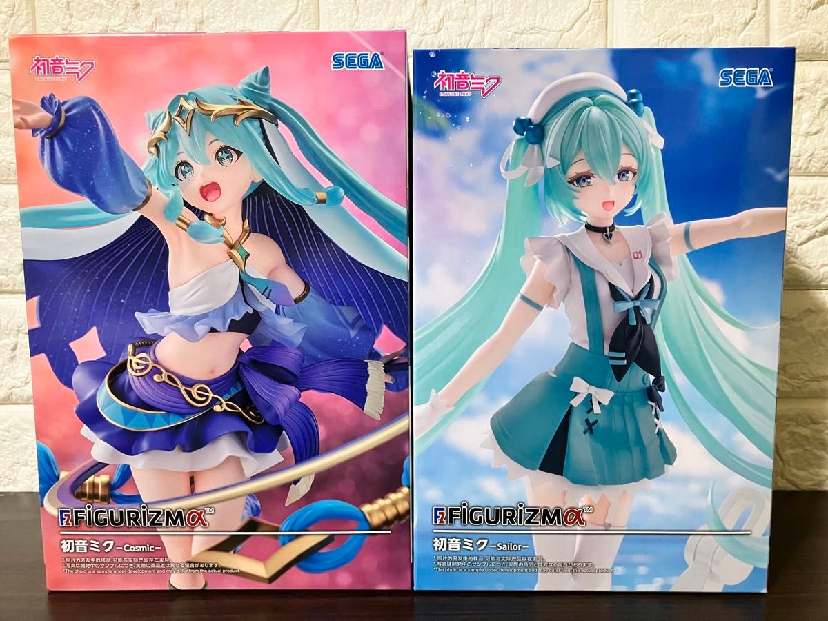 [Brand New Sealed] Hatsune Miku FIGURIZMα Cosmic & Sailor Figure 2-Piece Set