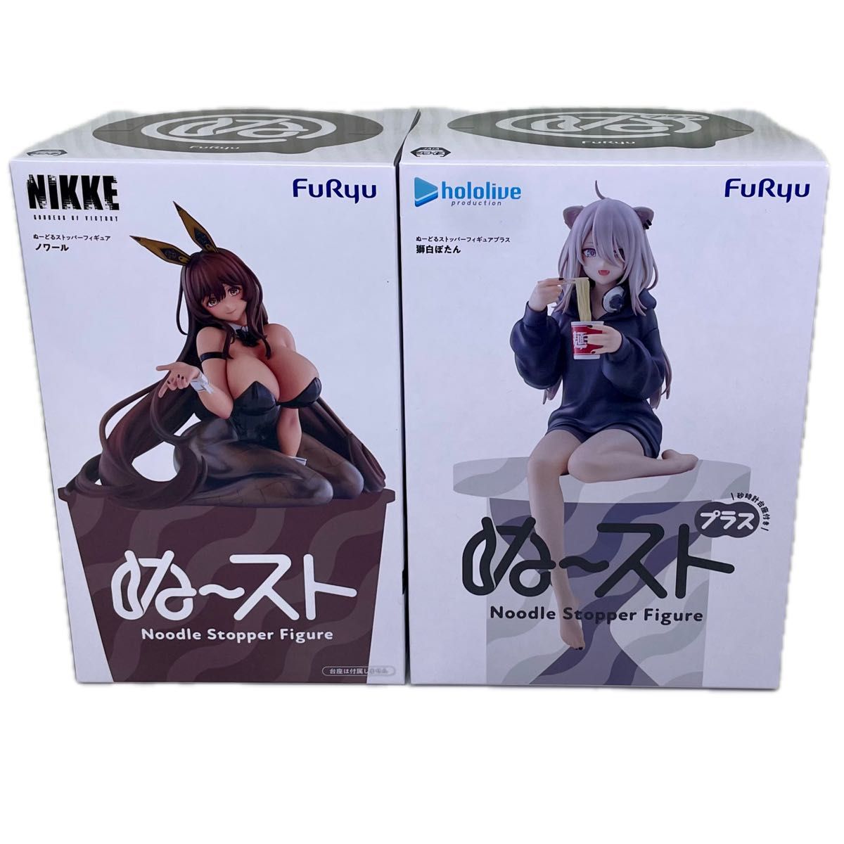 FURYU Nendoroid Stopper Figure 胜利女神NIKKE 诺瓦 霍洛利夫 狮白牡丹 2种套装
