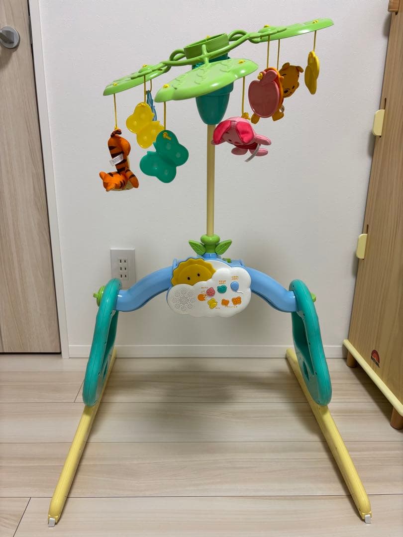 小熊维尼 可旋转6WAY健身架变身音乐盒