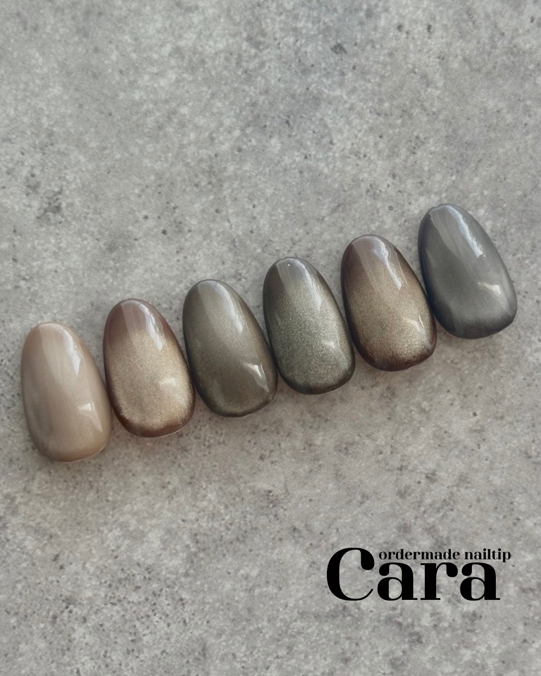 【New Color】《Choose Your Color》Short Size Marble Magnet Nail《Includes One Measurement Chip》 "Short Length" Smooth & Glossy Depth Cute & Mature Sparkle All Seasons Daily Wear Simple