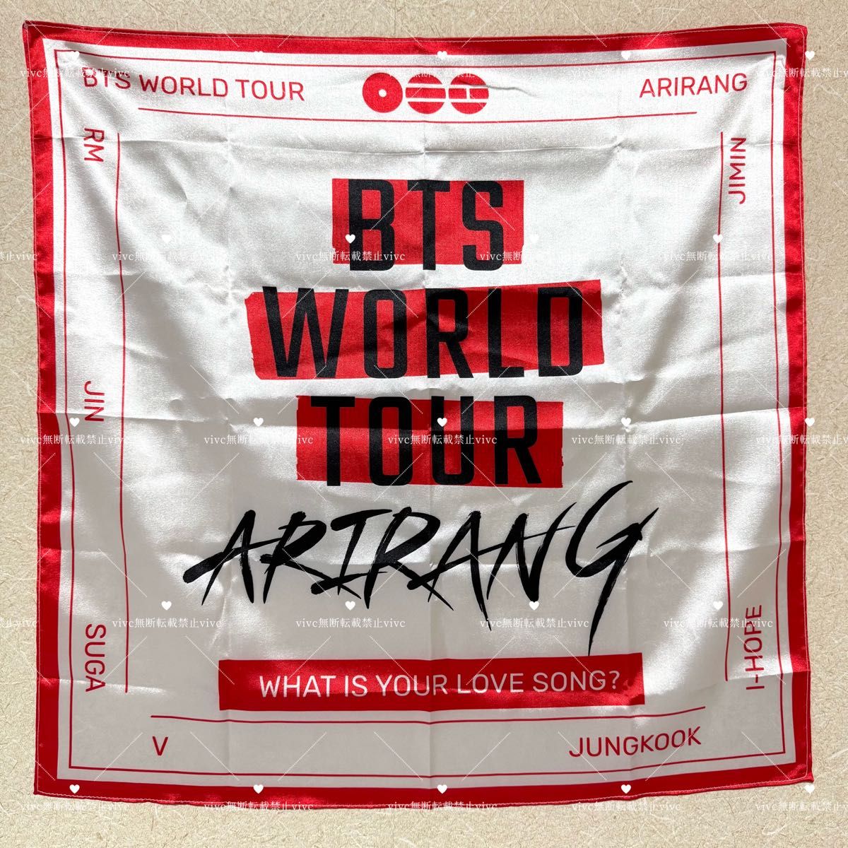 BTS バンタン 防弾少年団 ARIRANG アリラン Scarf