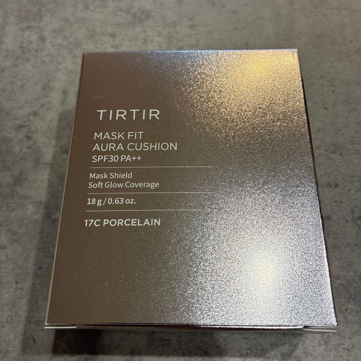 TIRTIR 面膜贴合光泽气垫 17C PORCELAIN 18g