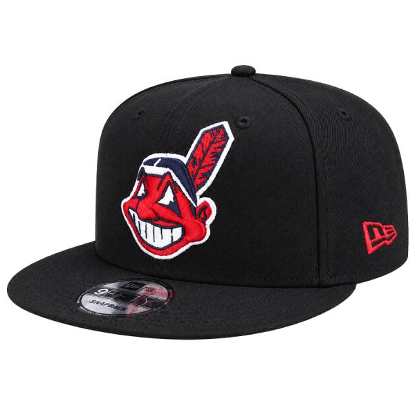 MLB印第安人队棒球帽【超稀有库存】瓦胡酋长 Chief Wahoo 9FIFTY棒球帽 纽约时代/New Era 海军蓝