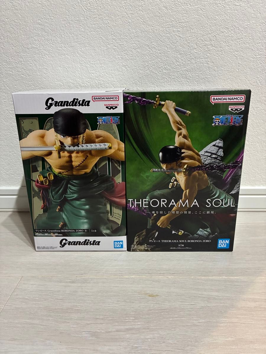 海贼王 手办 罗罗诺亚·索隆 Grandista & THEORAMA SOUL 2种套装