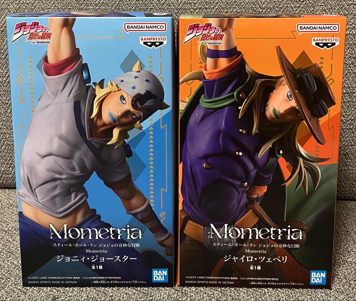 JOJO的奇妙冒险 Mometria 手办 2种套装 乔尼·乔斯达 杰洛·齐贝林