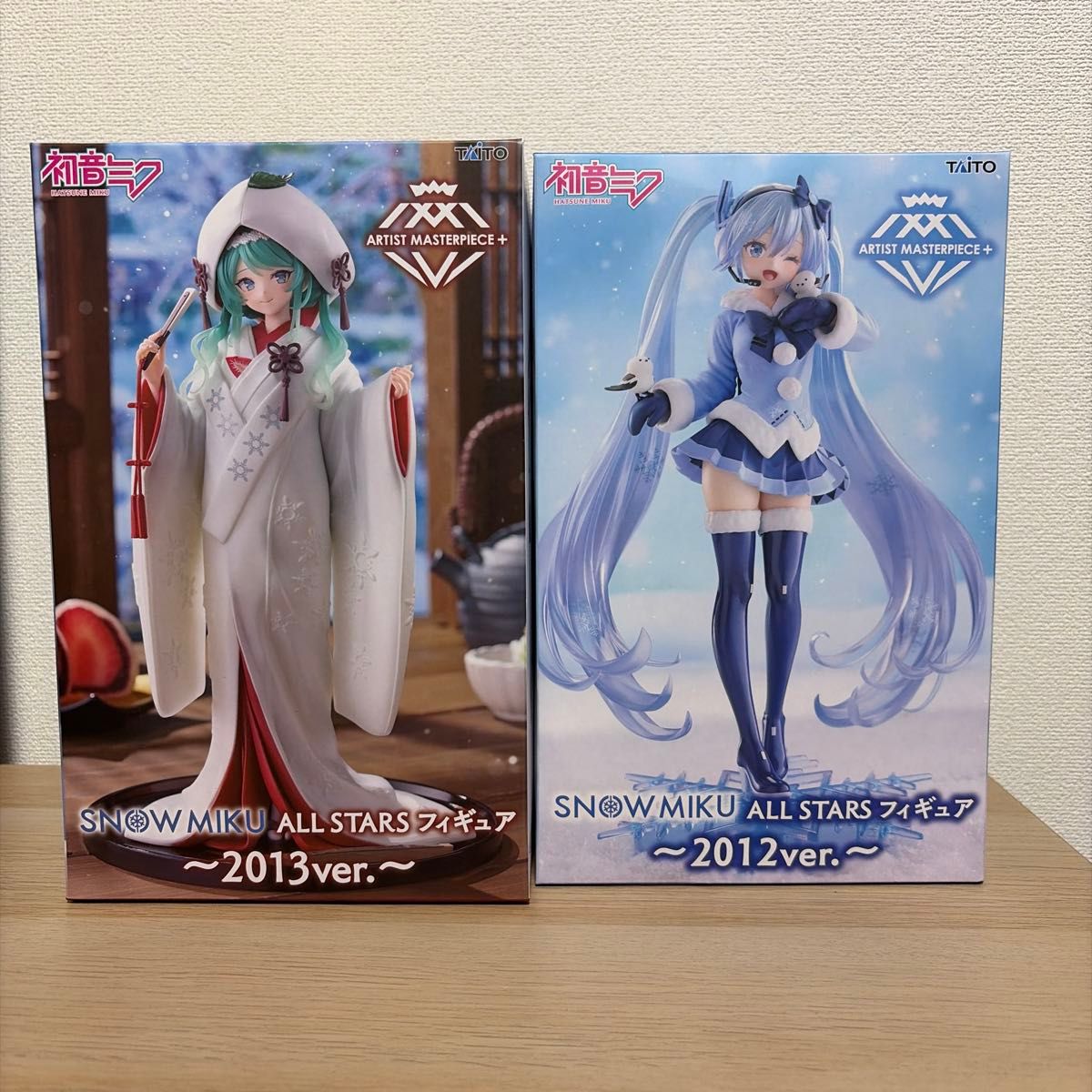 太东 初音未来 AMP + 雪未来 手办 2012ver . 2013ver . 2款套装