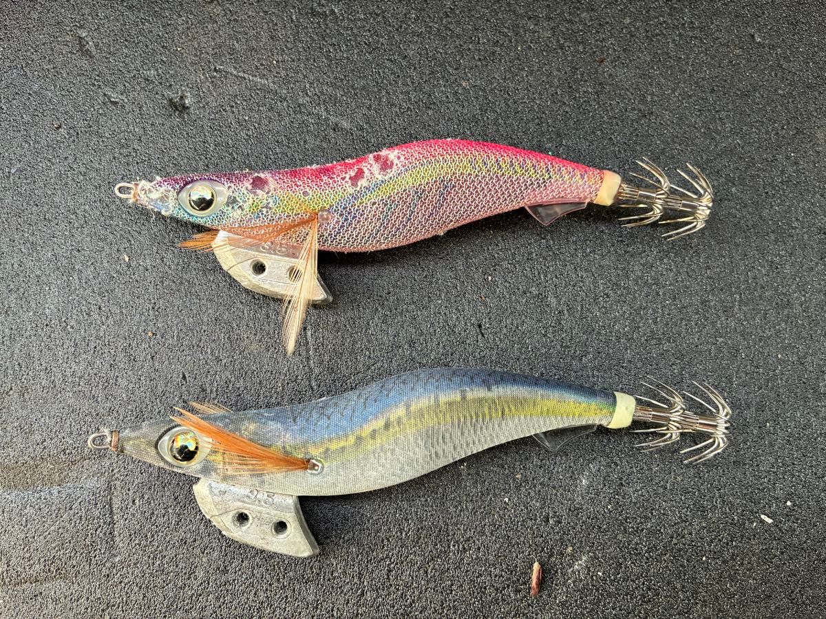 【半价优惠券】YAMASHITA 虾王K 3.5号 2支套装，用于钓鱿鱼（墨鱼）的诱饵，秋季小鱿鱼专用