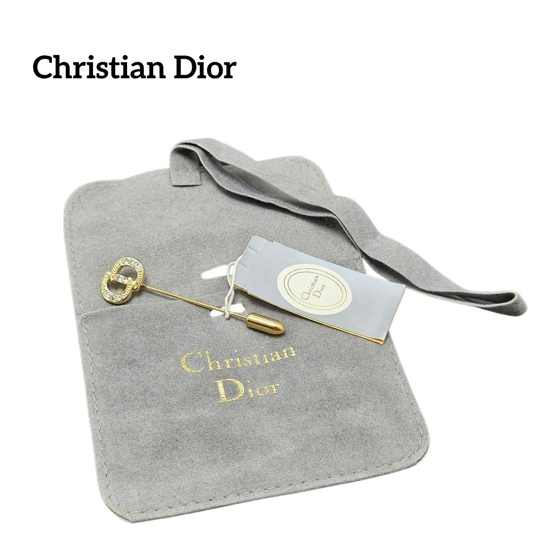 【带标签 品相极佳】Christian Dior 胸针 CD 水钻