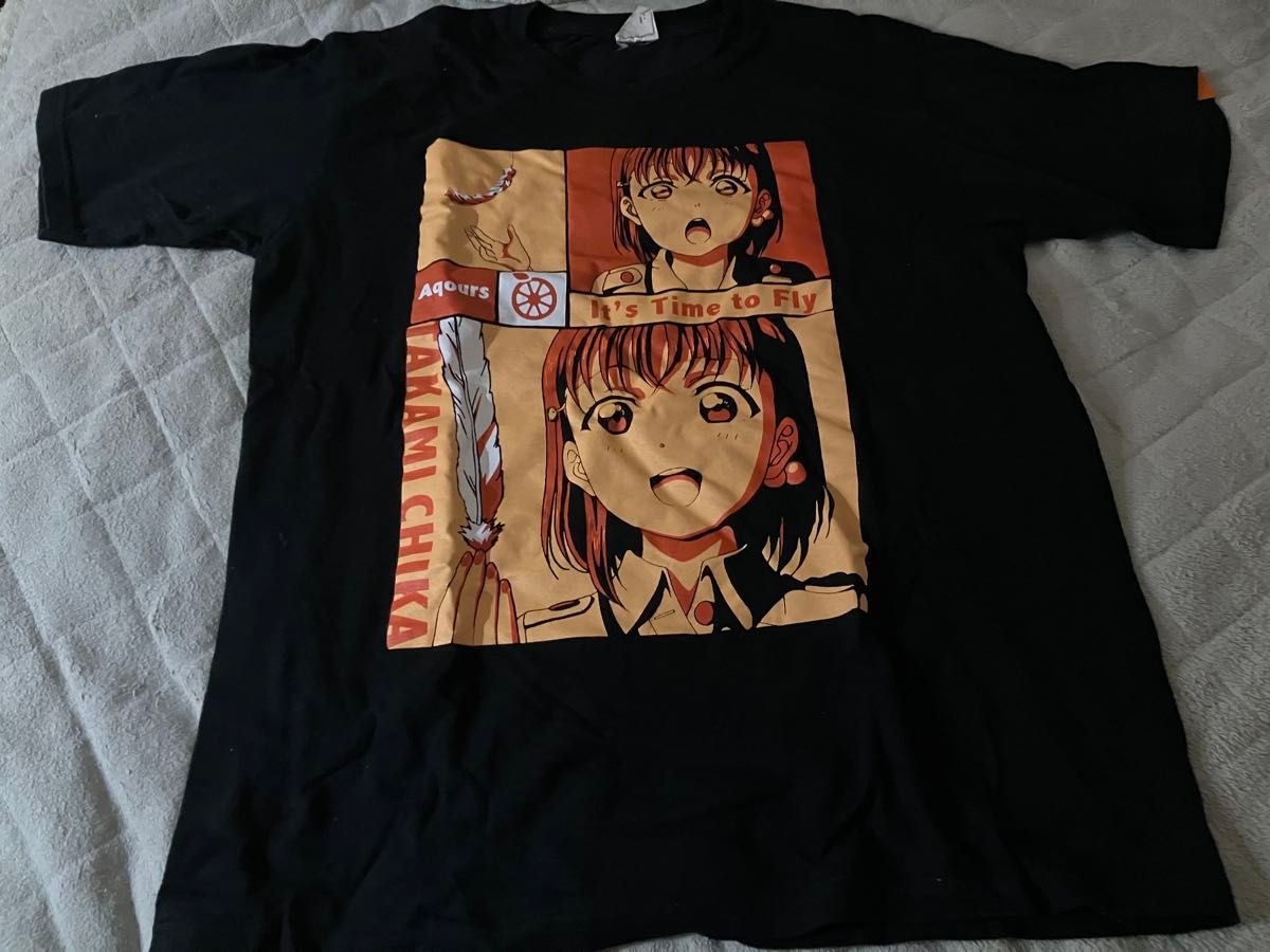 [二手]Love Live! Sunshine!! 高海千歌T恤 黑色 尺寸：XL