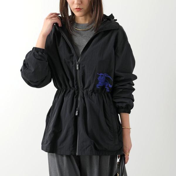 博柏利 BURBERRY 夹克 8087234 女款 尼龙 马上骑士 连帽收纳 A1189/黑色