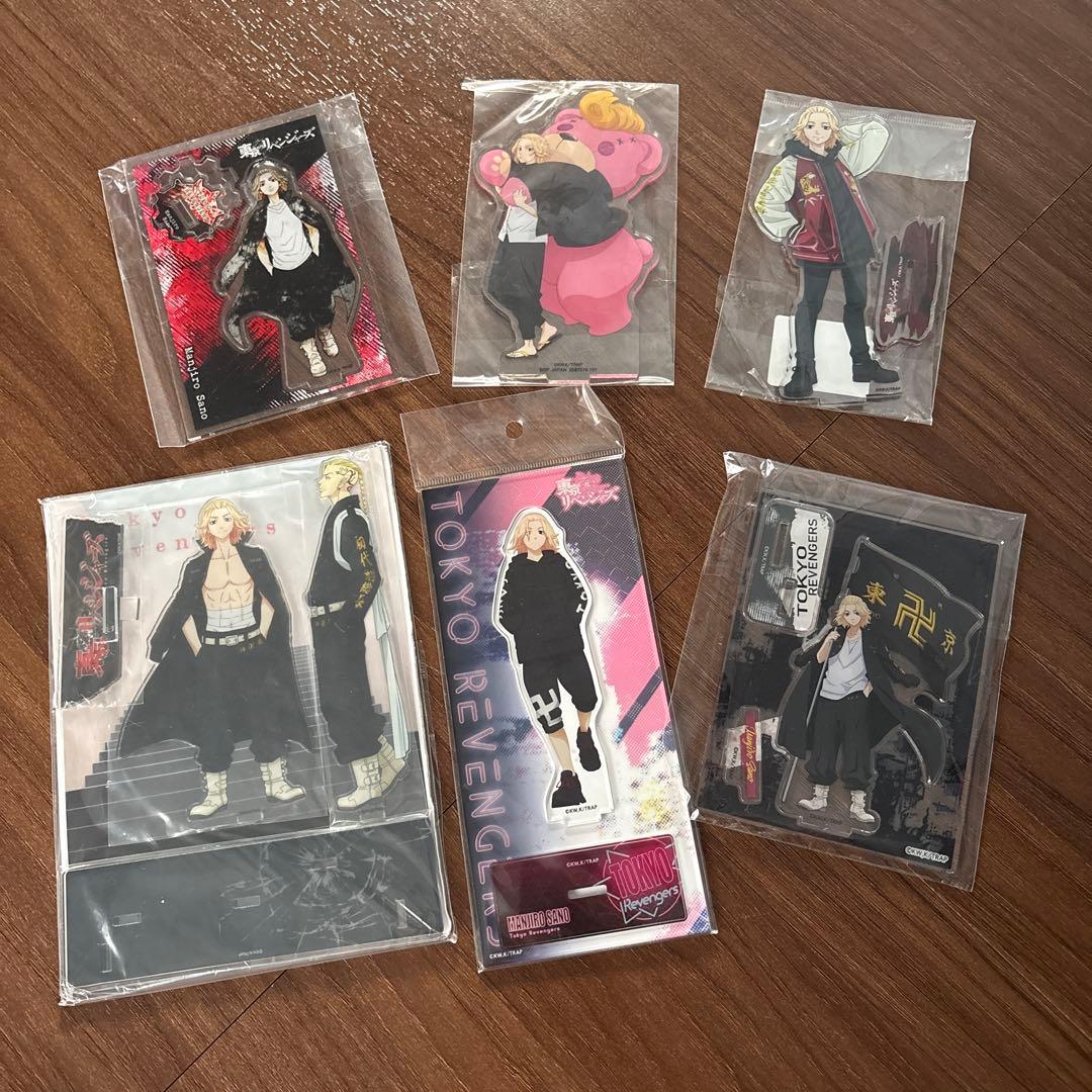 Tokyo Revengers Manjiro Sano Acrylic Stand 6-Piece Set